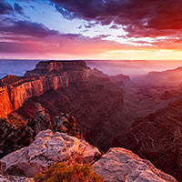 There were 5 wildfires burning when I finally got a chance to visit the North Rim of the Grand Canyon. Though not being able to make it to Point Imperial was a disappointment I was rather astounded by the effect the smoke in the air had on the light at Cape Royal.