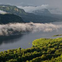Clearing storm on the Columbia River Gorge.
