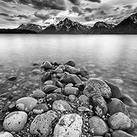 A gorgeous day spent on the Snake River ended with an equally enjoyable stroll along Jackson Lake.