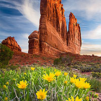 The Court House Towers in Arches NP are amazing at any time of the year but spring is just outstanding. Best of Assignments Outdoor Photographer March 2011.
