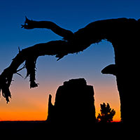 Both the east and west mittens as well as Merrick Butte are iconic in almost any photo. Devoid of clouds though I find the best time to shoot them is predawn.