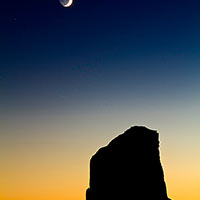 Moon set was not long after sunset on this evening and I consider myself very fortunate to have witnessed both.