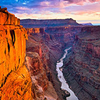 3000\' down and the whole world in front of you. I spent an hour and a half watching the sun rise and it\'s light move across the rim and walls of this part of the Grand Canyon. It was time well spent.